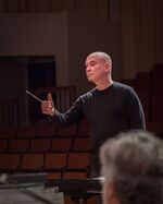 Picture: David Handel Conducting Orchestra